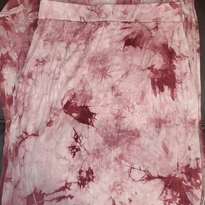 Purple Tie-Dye Maxi Skirt